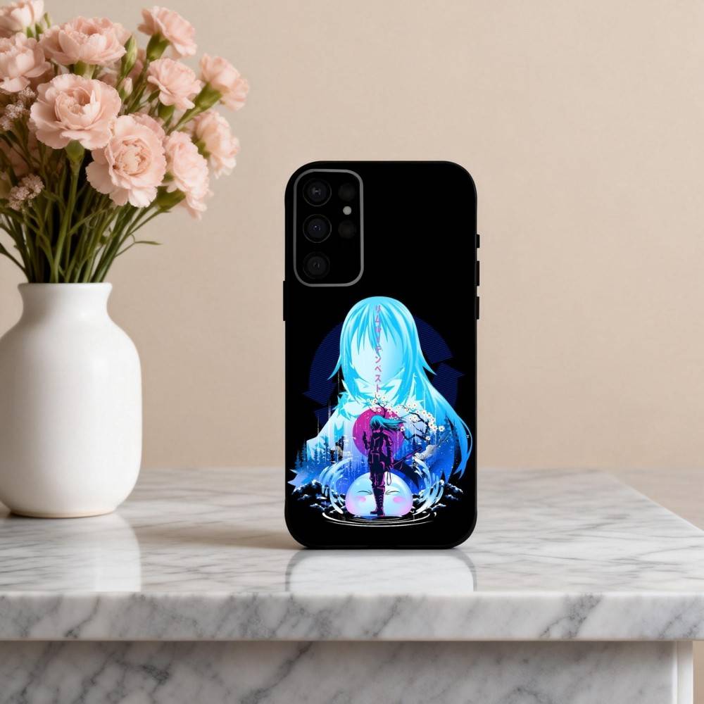 R-Rimuru T-Tempest-T S-Slime Phone Case For Samsung S25,S24,S21,S22,S23,S30,Ultra,S20,Plus,Others Soft Black Case