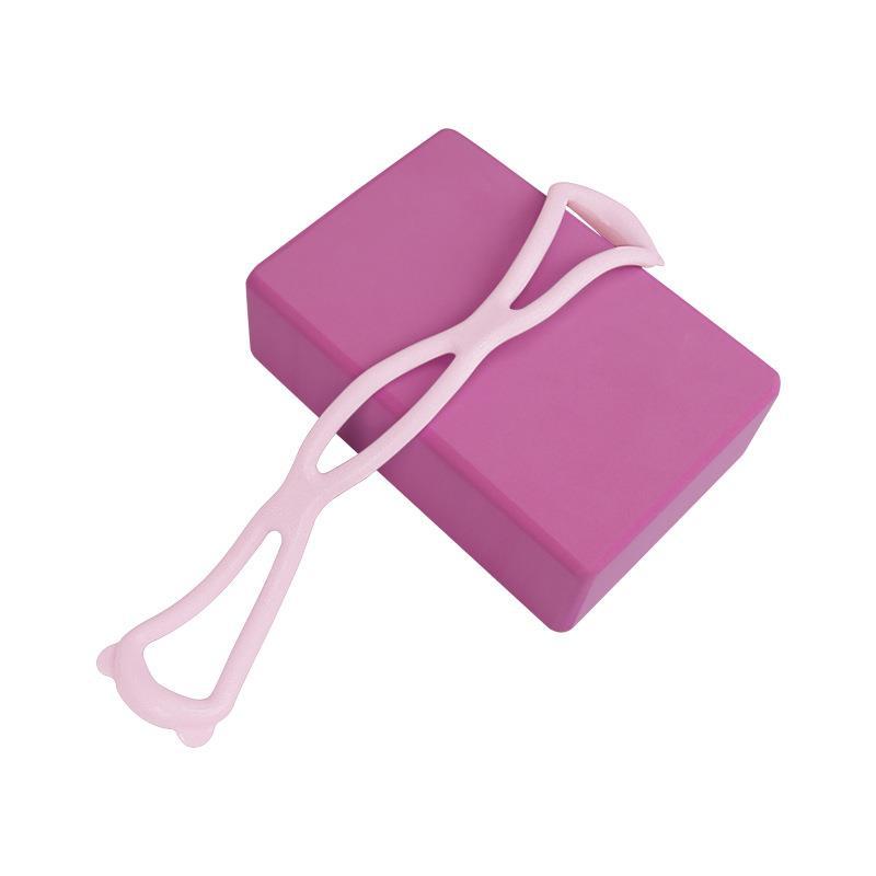 

Цвет Моранди Кошачьи ушки 8-образный эспандер, Приятный для кожи отскок, Красота плеч и спины, Йога, Фитнес, Формирующий эспандер розовый