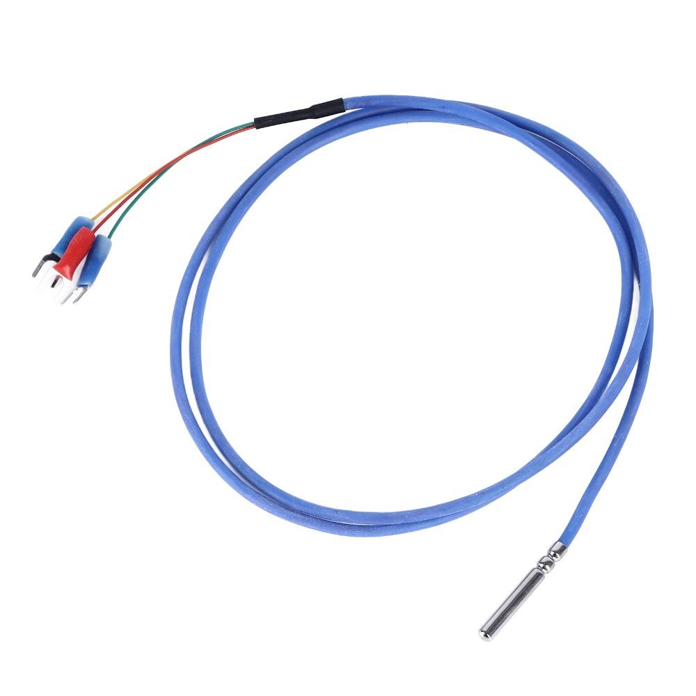 Stainless Steel PT100 Temperature Sensor PTFE Wire Thermistor Probe  Liquid Temperature Measurement