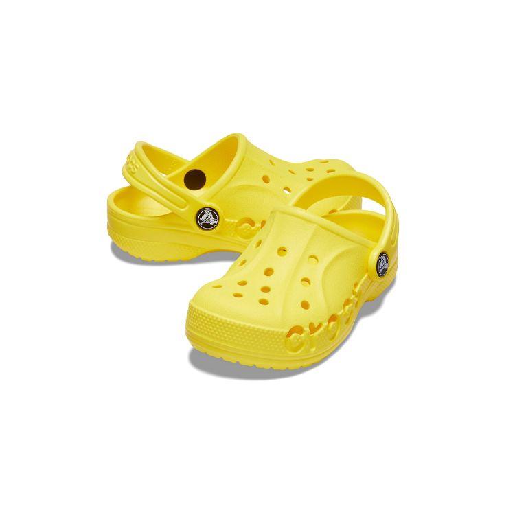 Crocs Baya Beach Simple Clogs Kids Footwear Yellow 205483-7C1