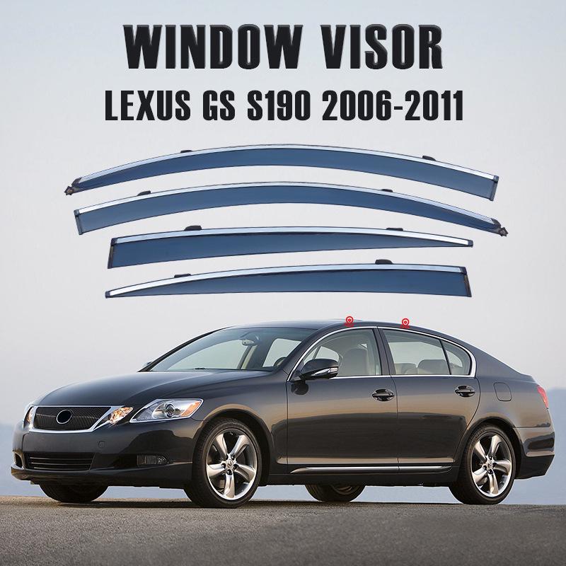 Lexus GS Sun & Rain Visor and Rearview Mirror Shield