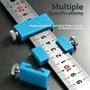 Precision Woodworking Positioning Marking Ruler, Adjustable Slider Stop Block, for Carpenter DIY Woodwork Measuring & Marking