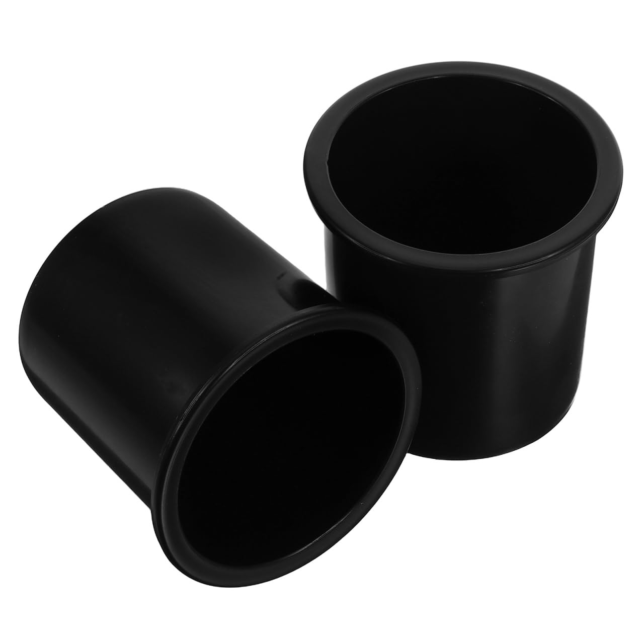 ULTECHNOVO Cup Holder Embedded Plastic Drink Holder Set of 2 10.80x10.50x10.50cm чёрный
