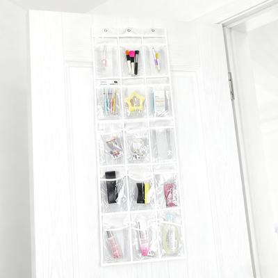 Organizzatore per Scarpe da Appendere alla Porta 15 Tasche Trasparente Organizer da Appendere alla Porta Borsa Salvaspazio per Scarpe Giocattoli Articoli da Toeletta