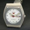 GENUINE VINTAGE SEIKO 5 AUTOMATIC 6119C JAPAN MENS WHITE DIAL WATCH A702463-5 R124-a702463