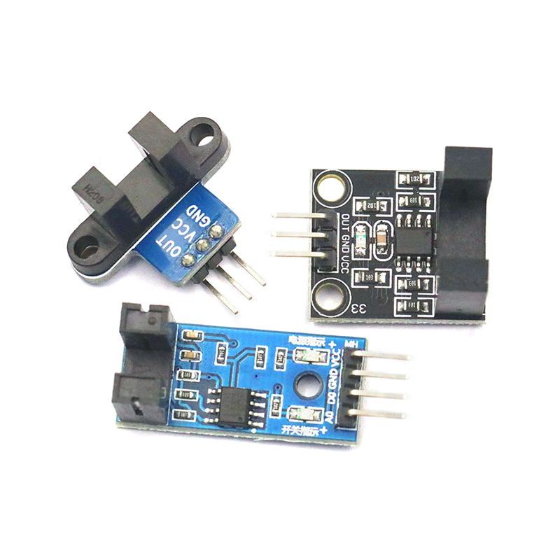Through-Beam Photoelectric Sensor Infrared Through-Beam Counting Sensor Slot Type Optocoupler Module Board For Arduino/51/AVR/PI