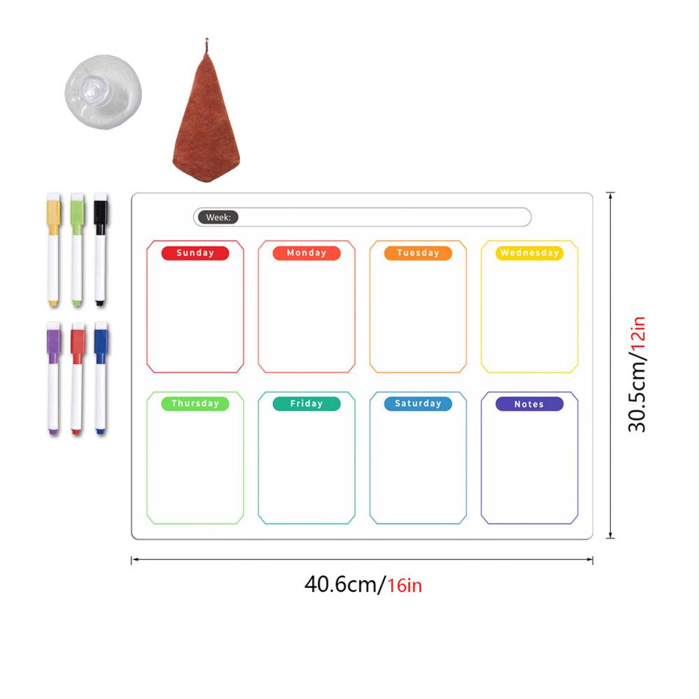 Stylish Erasable Magnetic Calendar Board For Easy Weekly Planning Calendar Erasable Monthly And Weekly Schedule Magnetic