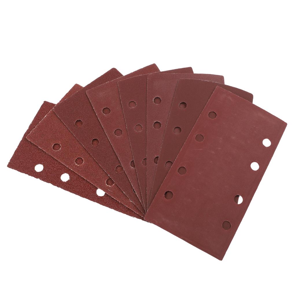 For Home Improvement Mouse Sander Sheets Dust Extraction Sheets Professional Grade Sandpaper Abrasive Tool Brown
