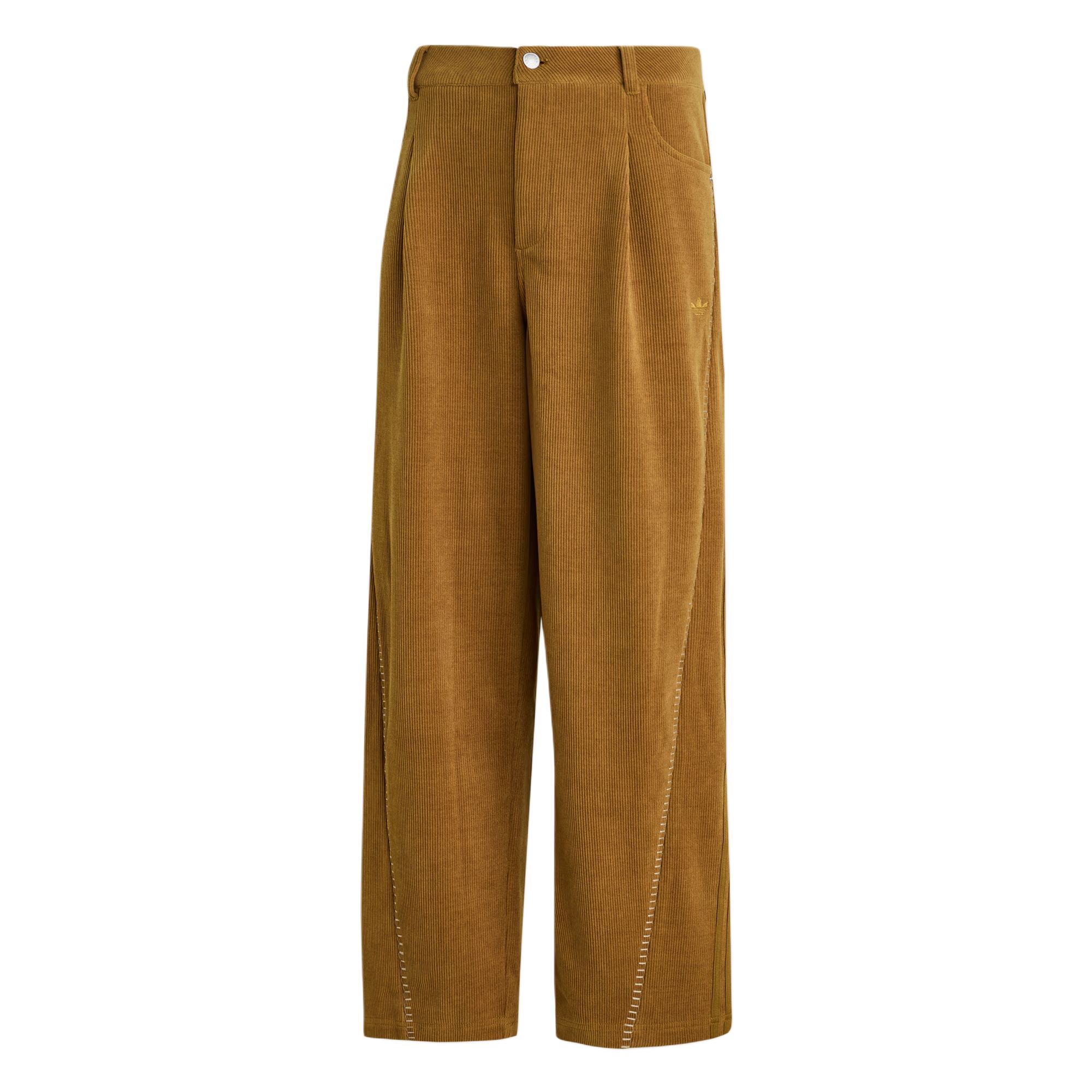adidas Originals Men s CNY Crafted Corduroy Pants Bronze Strata KT0682 2XL