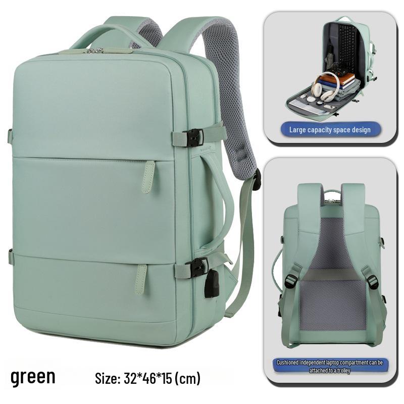 

Unisex Large Capacity Laptop Backpack for Travel & Business зелёный