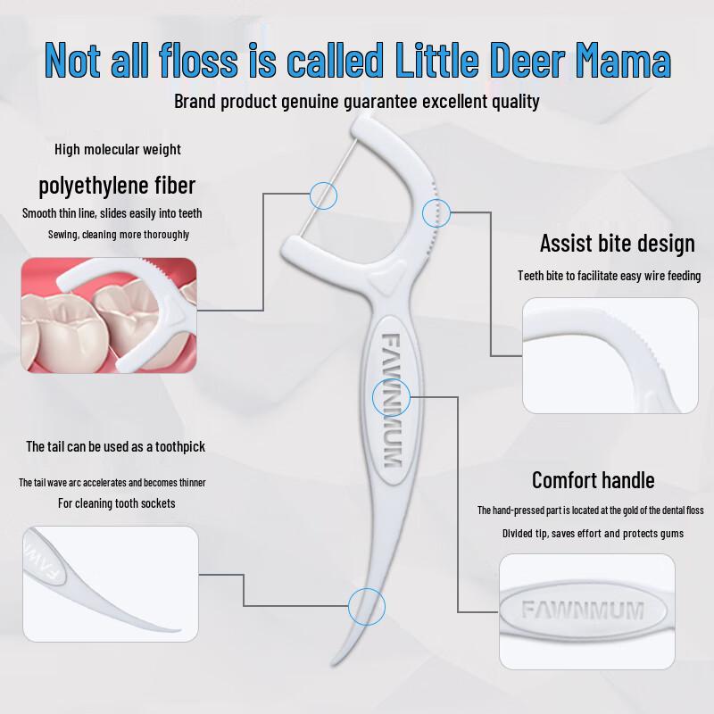 Xiao Lu Mama Professional Dental Floss Picks