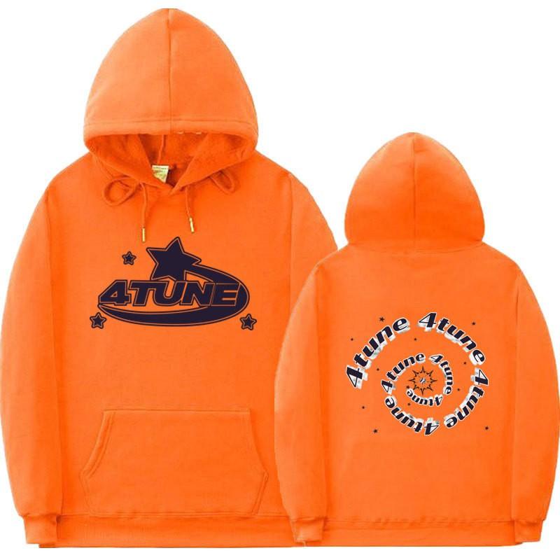 Unisex Gothic Hoodie Streetwear Oversized Pullover Sweatshirt Met Geribbelde Zoom Mannen Vrouwen Herfst