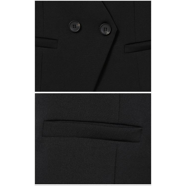 Chic Korean Style Ladies' Short Suit Vest, Autumn and Spring Basic Tank Top, Sleeveless Waistcoat Outer Garment