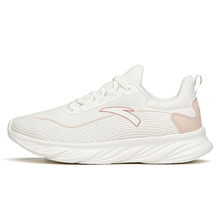Anta Round Toe Comfortable Shock Absorbing Non-Slip Wear-Resistant Low-Top Running Shoes Women Sneaker Light-Pink 122145571-3