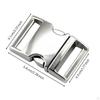 Metal Side Release Buckle Versatile Alloy Strap Fastener Heavy Duty for DIY