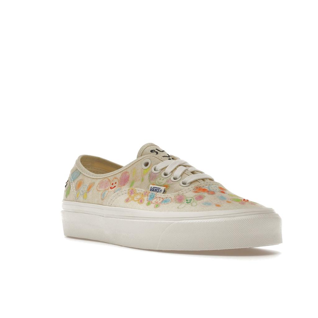 Sandy Liang X Vans Authentic 44 DX Scribble Unisex Sneakers Cream Natural VN0A5KX4AXH