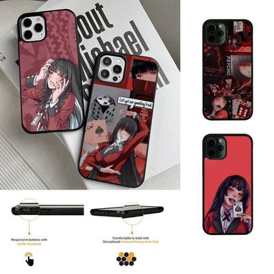 Kakegurui Phone Case For Iphone 13 12 Mini 11 Pro Max 7 8 Plus X Xs Max XR PC Hard Silicone Cover Shell