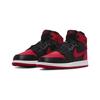 Air Jordan 1 Retro High OG PS Satin Bred 2023 Kinder-Sneaker Schwarz University-Rot Weiß FD5304-061