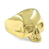 Wholesale Skull Biker Ring Stainless Steel Jewelry Classic Punk Silver Color Black Gold Biker Skull Ring Men Women Kids SWR0036A