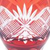 [Authentic] Tajima Glass "Edo Kiriko" Sake Cup, Ochoko, Guinomi, Diameter approx. 6 x Height 8.5cm, 