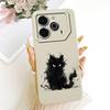Phone Case For Tecno Pova 6 LI7 / Pova 6 Pro LI9 Casing Liquid Silicone Cartoon Dragon Funny Cat Seabeach Pattern Back Cover