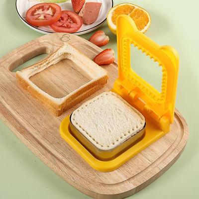 Cookie Cutter Veilige Food-Grade Sandwich Maker Cutter Duurzame roestvrijstalen koekjessnijvorm voor thuiskeuken