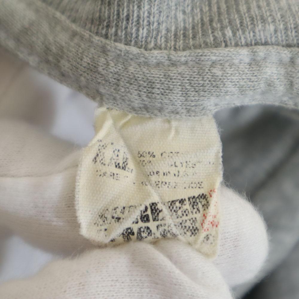 SCREEN STARS 80s 90s Old Print Short sleeve T-shirt XXL Gray Biggs Men's Used