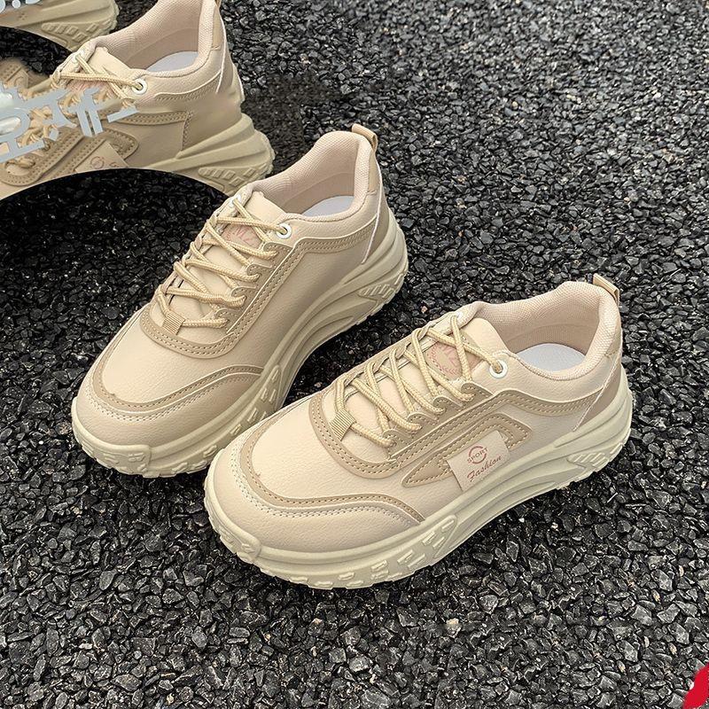 Thick bottom women's new spring leisure sports heightening dad muffin summer breathable soft bottom