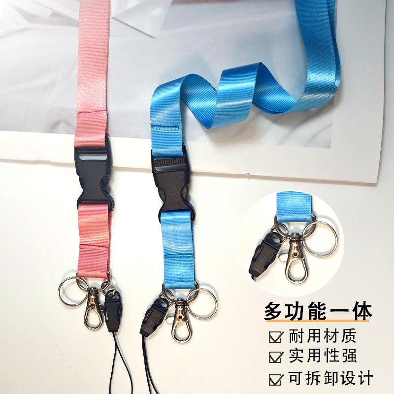 Fashion Personality Mobile Phone Lanyard Neck Hanging Lanyards for Keys ID Card Employee Card Badge Holder ID Card lanyard