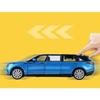 1/32 Range Rover Velar Lengthen Alloy Limousine Metal Diecast Car Model Flashing Musical Kids Toy Vehicles Gift