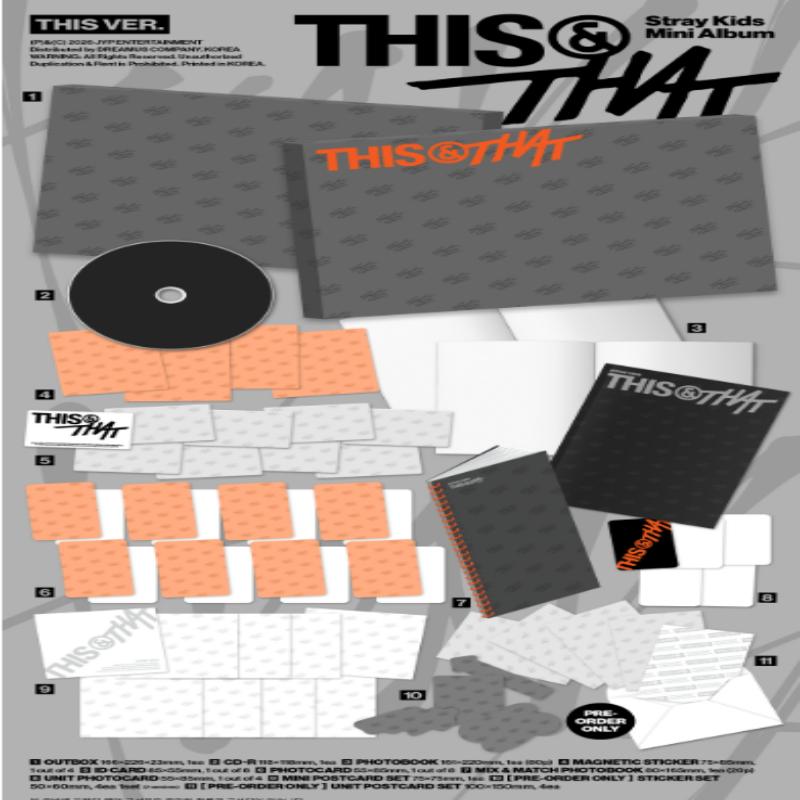 [PRE-ORDER]Stray Kids - THIS & THAT [THIS VER./ THAT VER]