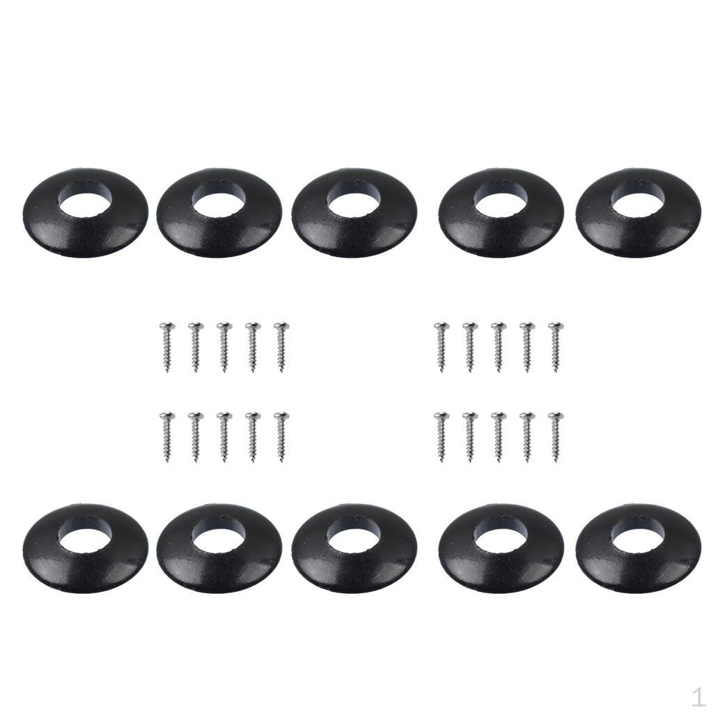 

10 шт. шайбы для настройки гитары для акустических электрических деталей чёрный