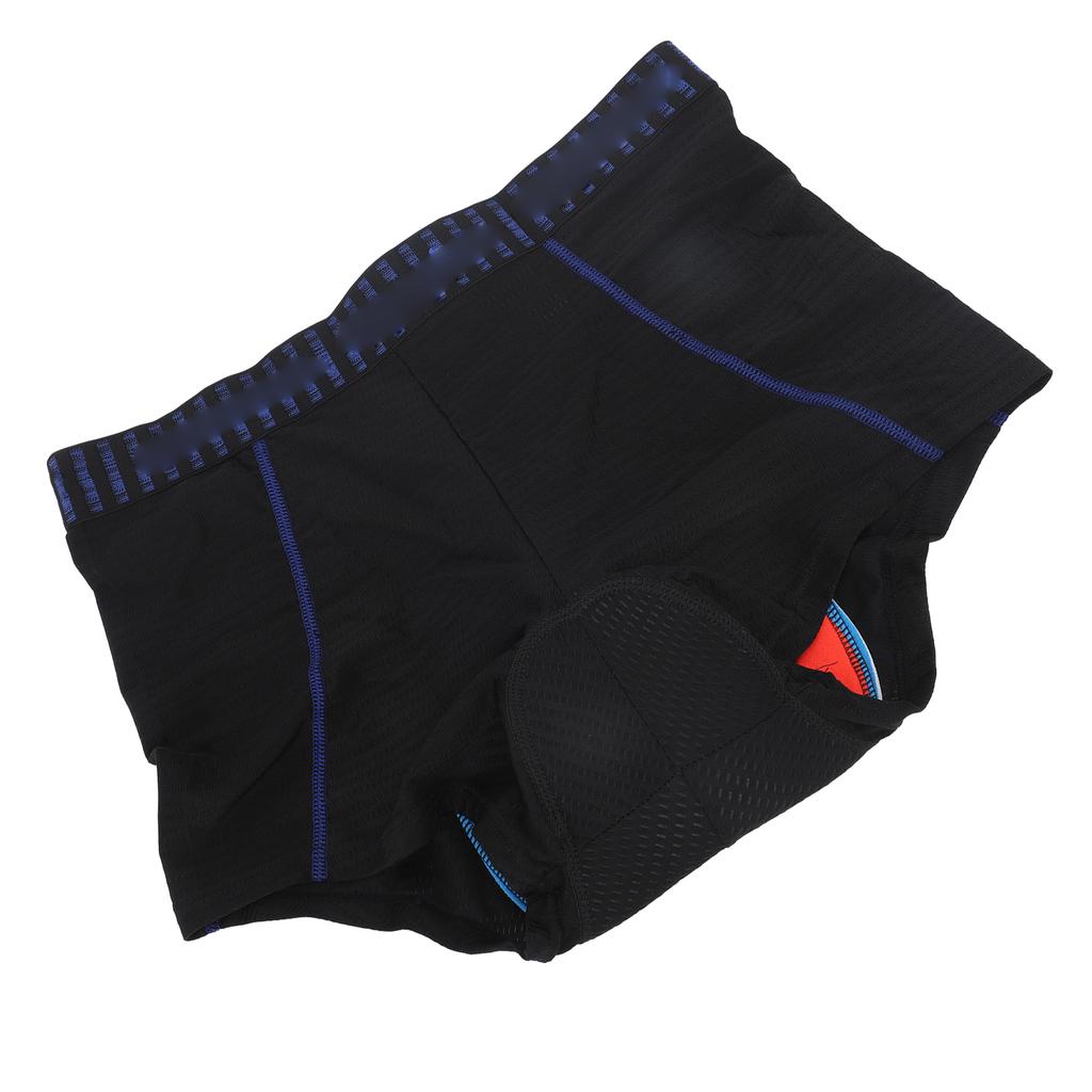 Men Padded Bike Shorts Breathable Adsorbent Scratch Prevention Cycling Underwear for Mountain Bike L