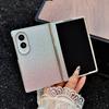 Etui z błyszczącym gradientem i pozłacaną ramką dla Samsung Z Fold 8 Ultra Fold8 szeroki Galaxy Z Fold 7 Magnetyczny zawias Ochronna osłona