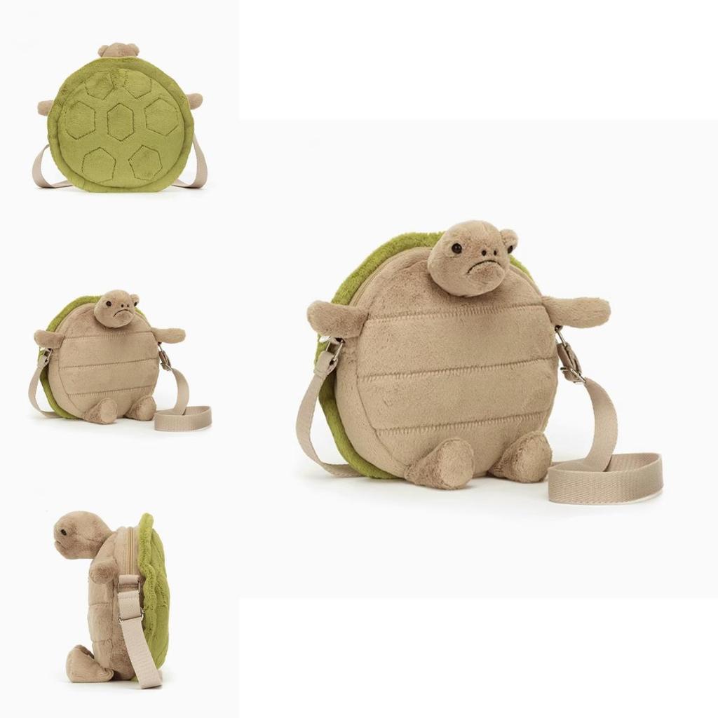 Timi Turtle Plush Crossbody Bag Made Of Short Pile Plush For Teens Collectors
