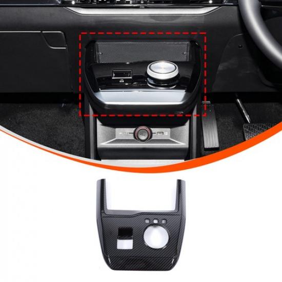 ABS Kohlefaser Mittelkonsole Schalthebel Panel Abdeckung Für MG4 MG 4 EV EH32 22+