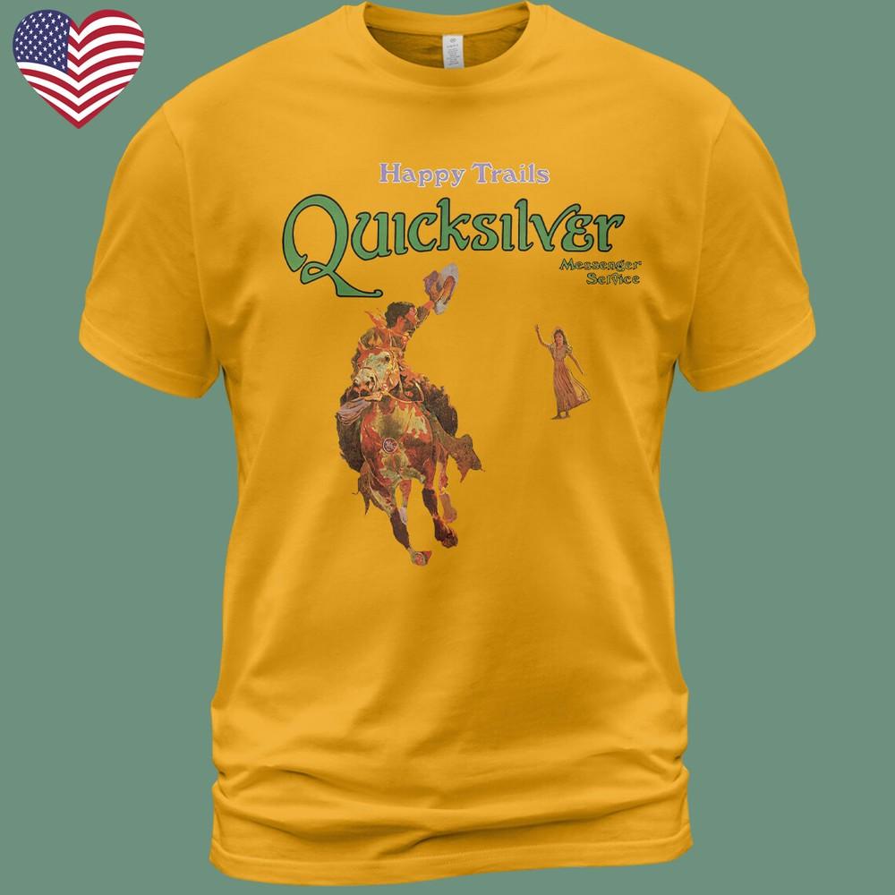 1960-е Рок Счастливого Пути Quicksilver Messenger Service Кого Ты Любишь Мона Унисекс Футболка XL