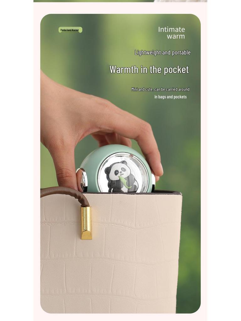 Cartoon Mini Hand Warmer: Cute, Portable, Rechargeable Electric Warmer for Babies and Pets.