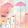 Upgraded Plant Umbrellas For Outdoor Plants, Adjustable Garden Shade Umbrella 26" Larger Plants Shade Cover