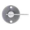 Stainless Steel Latch Lock Silver Indicating Door Lock Durable Privacy Door Lock  Restroom