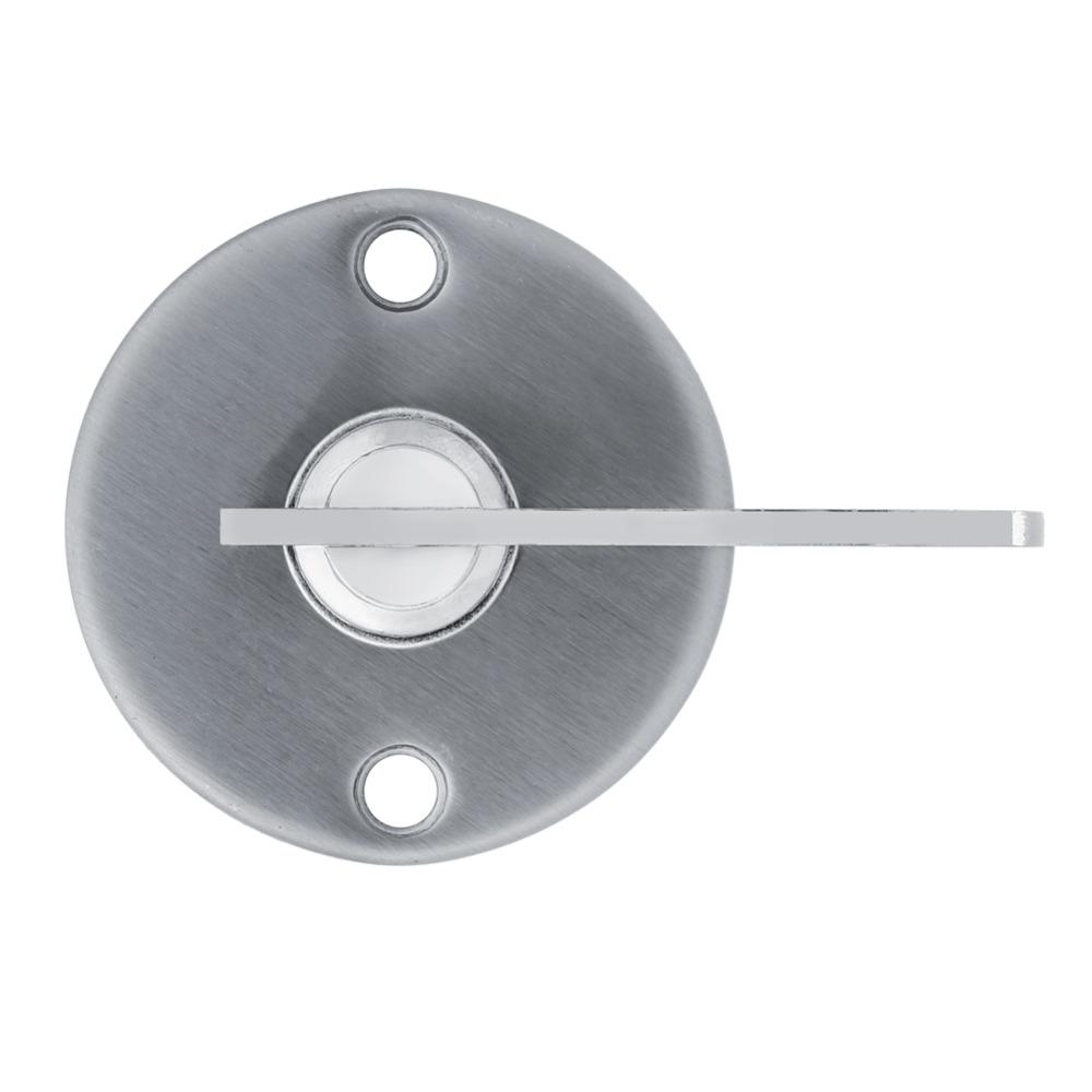 Stainless Steel Latch Lock Silver Indicating Door Lock Durable Privacy Door Lock Restroom