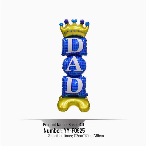 Large Standing Aluminum Foil Balloon for Mother's/Father's Day Decoration
