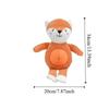 Big Belly Design Dog Chew Bite-Resistant Animal Shape Food Leaks Snack Squeak Sound Cleaning Teeth Interactive Dog Feeder
