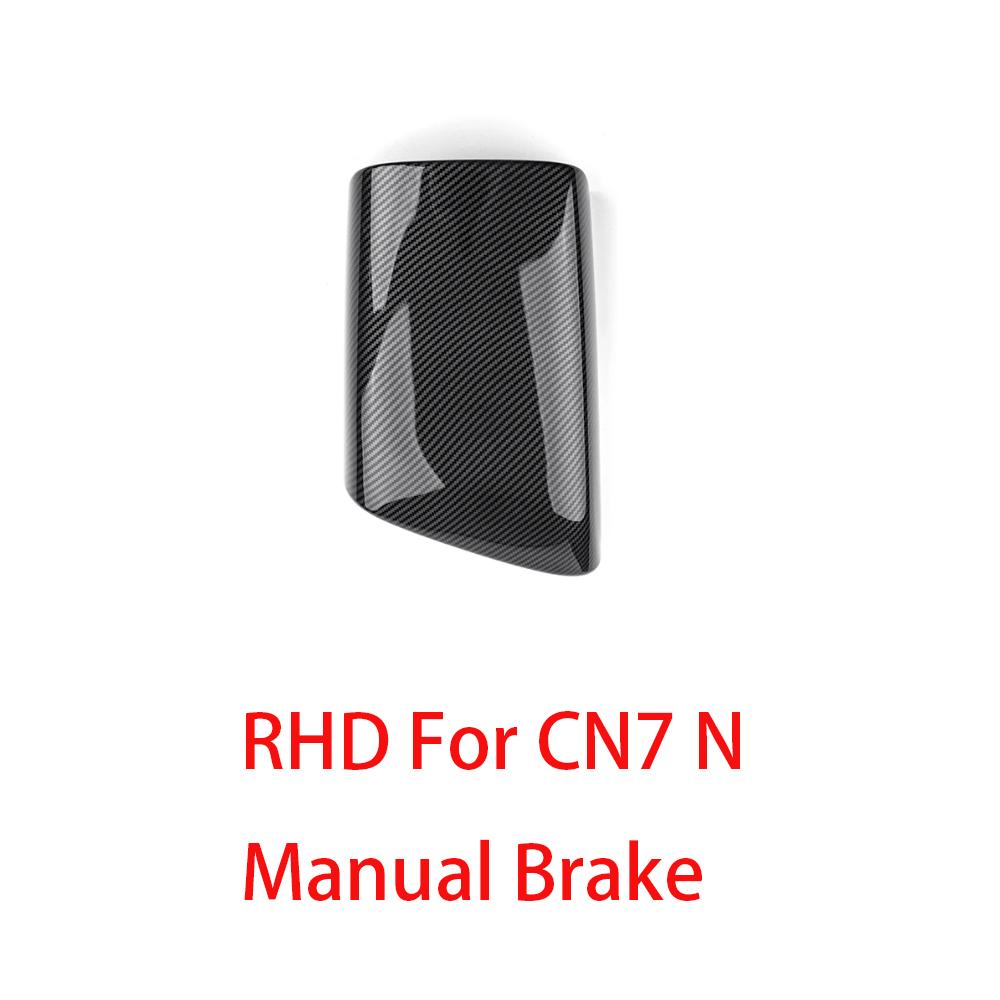 For Hyundai Elantra CN7 N /CN7 Car Armrest Cushion Cover Carbon Fiber ABS Console Armrest Box Pad Cover LHD/RHD
