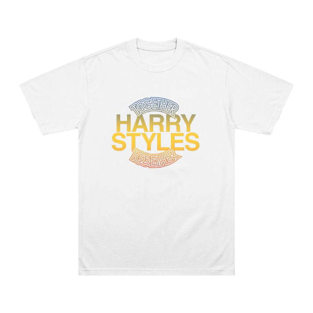 HarryStyle Together Graphic Print T Shirts Y2k Harajuku Streetwear Men and Women Short Sleeved Fashion New Cotton Loose Clothing