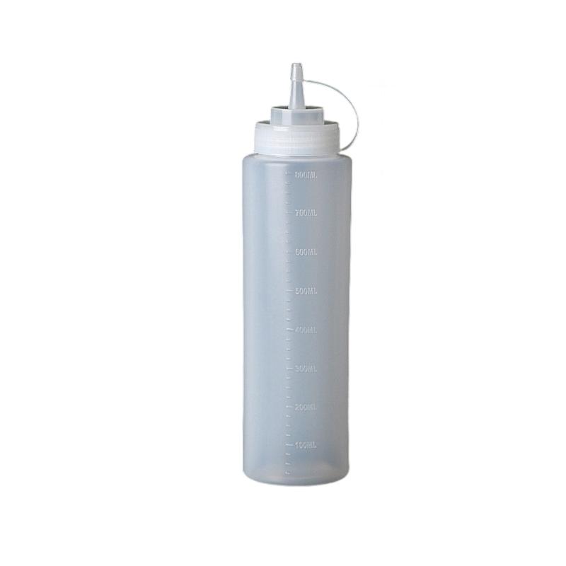 Plastic Condiment Dispenser With Narrow Spout For Homes Kitchen Outdoor BBQ Large Capacity Sauce Squeeze Bottle