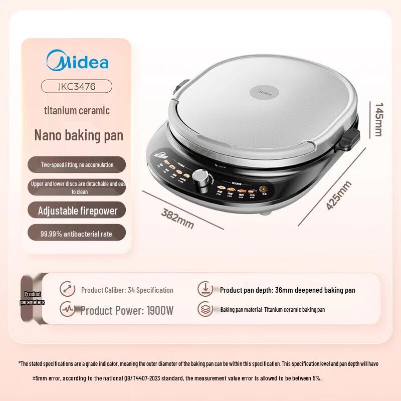 Midea Electric Griddle & Sandwich Maker