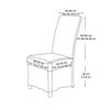 Stretchable Elastic Chair Cover Thickened Full Wrap Stool Cover Chair Cover with Skirt  Home Use