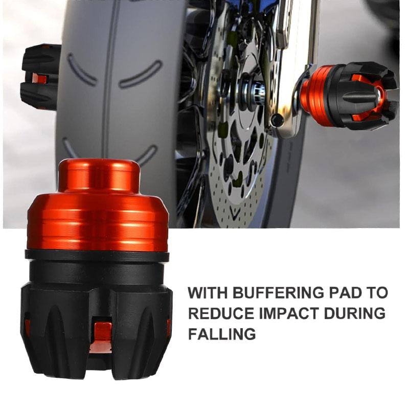 1Pair Universal Motorcycle Accessories Anti Collision CNC Front Fork Cup Modified For Motorbike Anti-Fall Bumpers