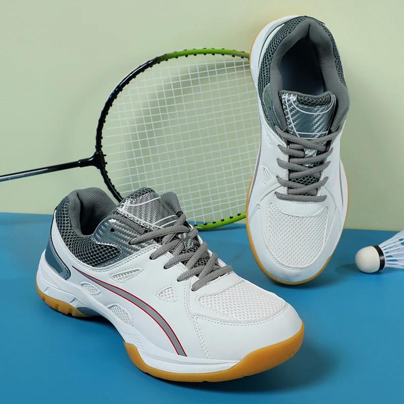 Badminton Shoes Court Tennis Sneakers for Training Volleyball Indoor Outdoor Professional Men Women Breathable Sport Big Size